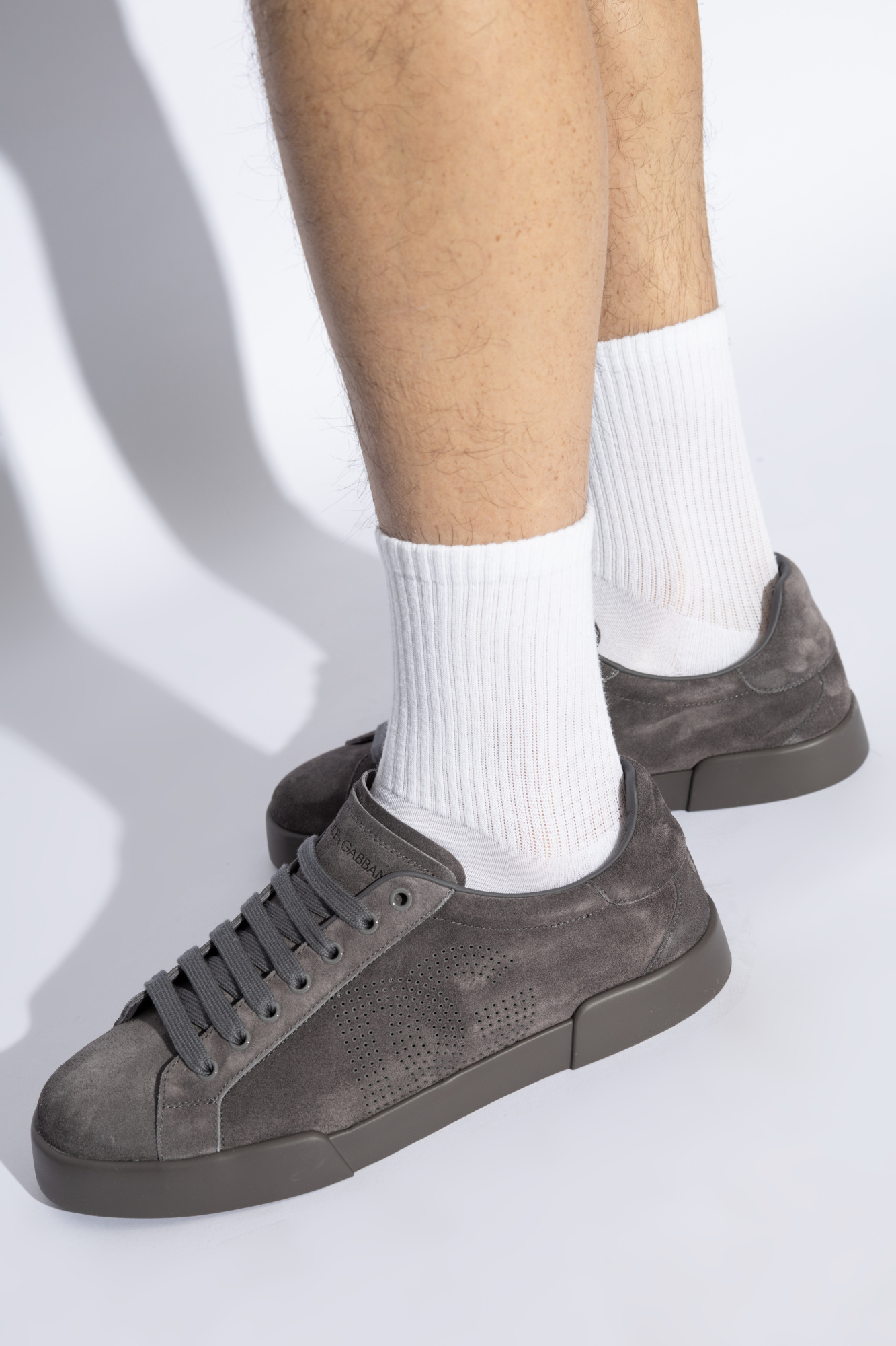 Grey Sneakers Portofino Dolce & Gabbana - Vitkac AS